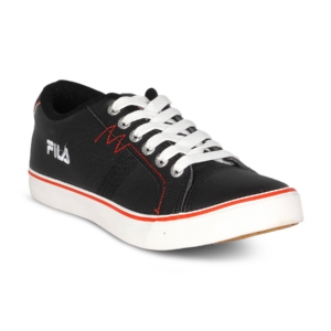 Fila Men's Passion Black red Canvas Shoe