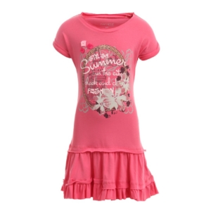 Doodle Girls Pink Printed Dress