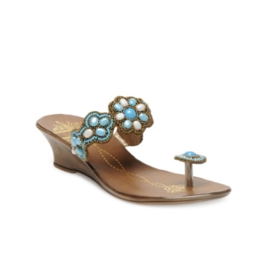 Catwalk Women Blue & White Sandals