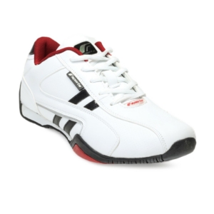 F Sports Men White Velocity Sports Shoes
