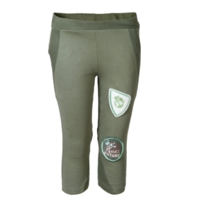 Do u speak Green Girls Olive 3/4 Pant