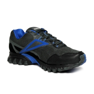 Reebok Men's Trail Mud Slinger Black Blue Shoe