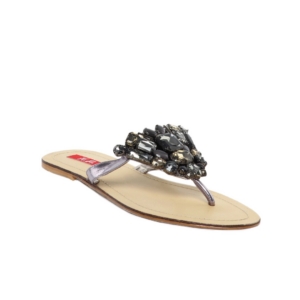 HM Women Metallic Flats