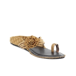 HM Women Golden Sandals