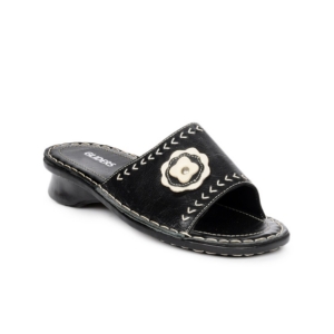Gliders Women Black Sandals