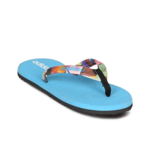 ADIDAS Women's Printed Upper Blue Flip Flop