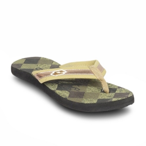 Lotto Women's Cross Color Beige Black Flip Flop