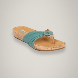 Timberland Women's Estela Umbrella Green Flip Flop