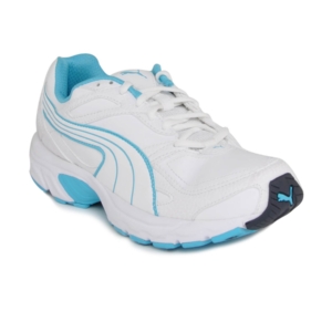 Puma Women's Axis XT White Blue Shoe