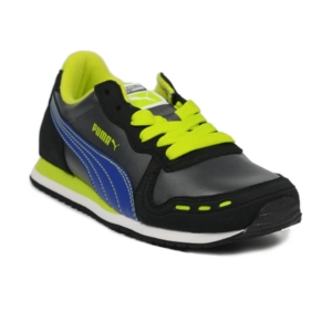 Puma Women Cabana Racer SL JR Black Blue Green Shoe