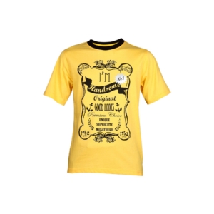 Doodle Boy's I am Handsome No1 Yellow Kidswear