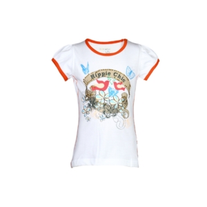 Doodle Girl's Hippie Chic White Kidswear