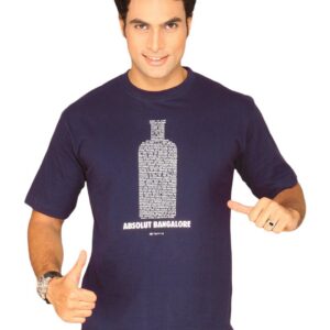 Tantra Men Absolut Bangalore Navy Blue T-shirt