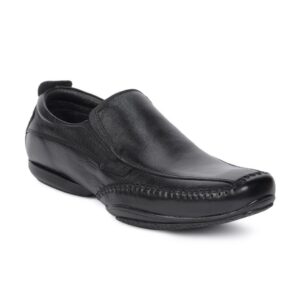 Franco Leone Men Black Formal Shoes