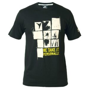 Nike Men Black Black Tshirts
