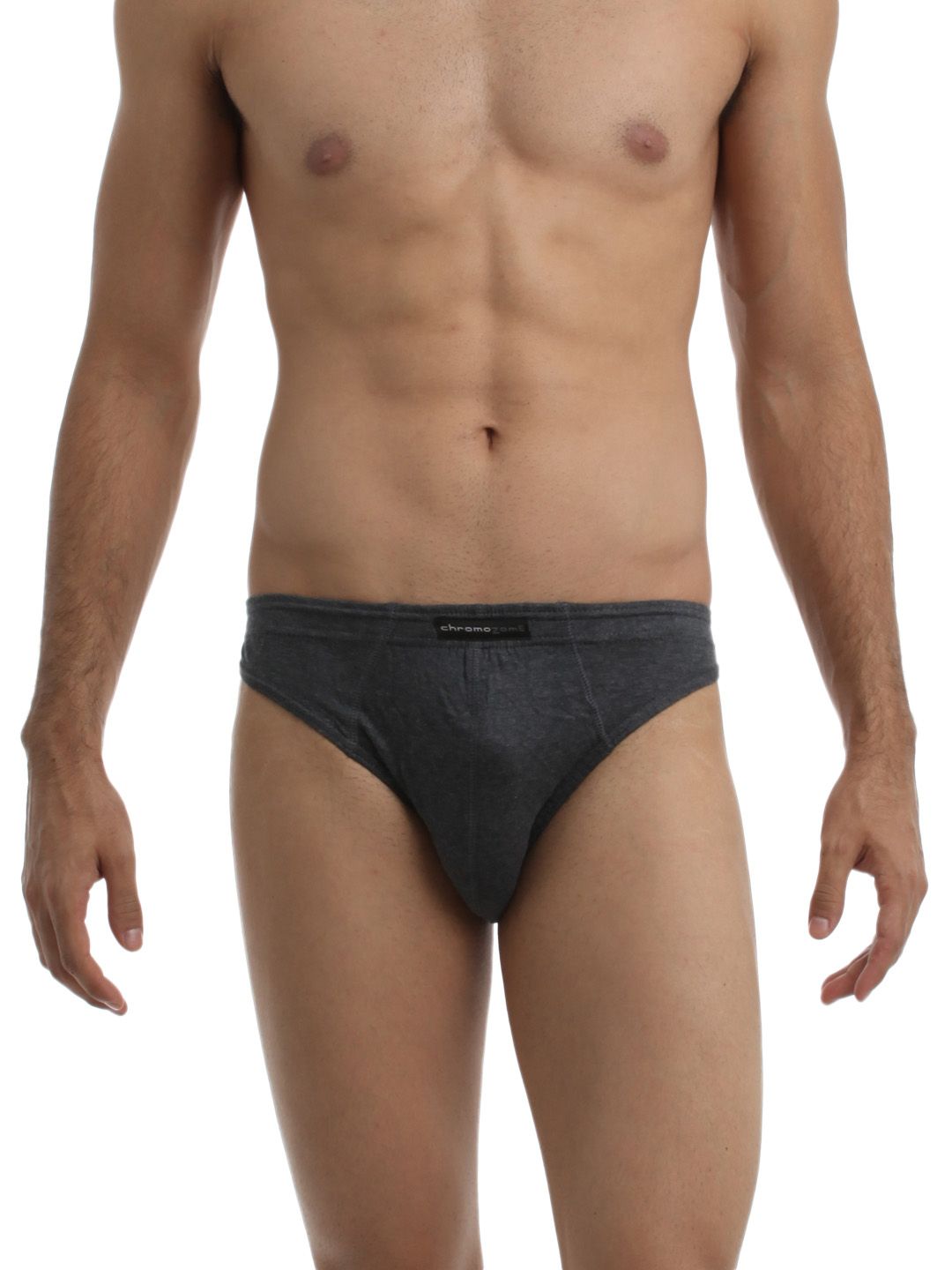 Chromozome Men Grey Pack of 2 Briefs