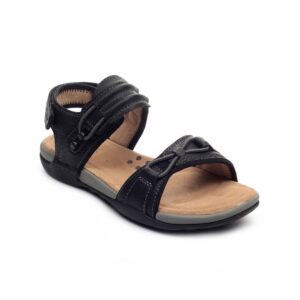 Clarks Men Vent Jump Black Sandals