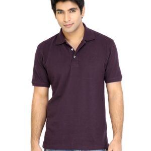 Proline Men Purple Polo T-shirt