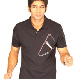 ADIDAS Men's Polo Crome Black T-shirt