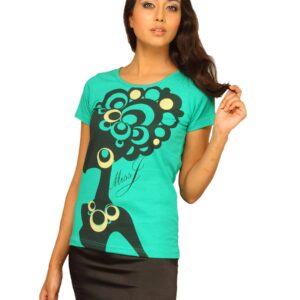 Jealous 21 Women Knit Green T-shirt