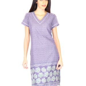 W Women Printed Purple Kurtas