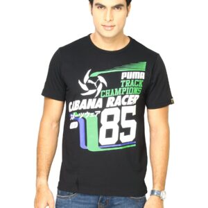 Puma Men Heroes Graphic Black Tshirts