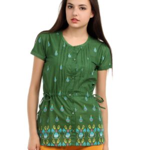 Mumbai Slang Women Green Top
