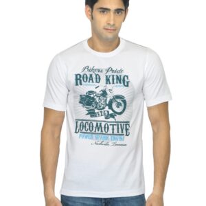 Locomotive Men Printed White T-shirt