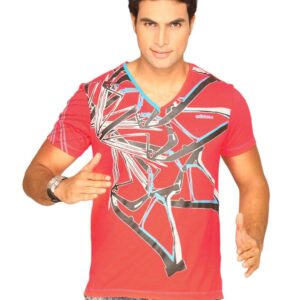 ADIDAS Men's M-5 Red T-shirt
