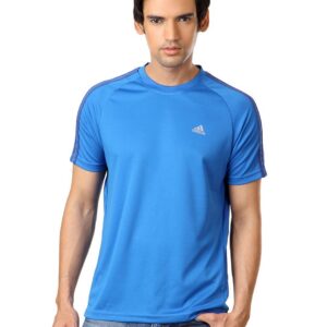 ADIDAS Men Blue T-shirt