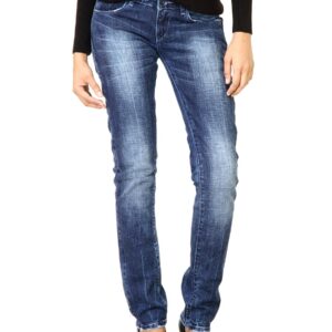 Spykar Women Washed Blue Jeans