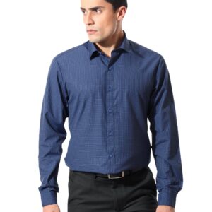 John Players Men Satin Striped Shirt