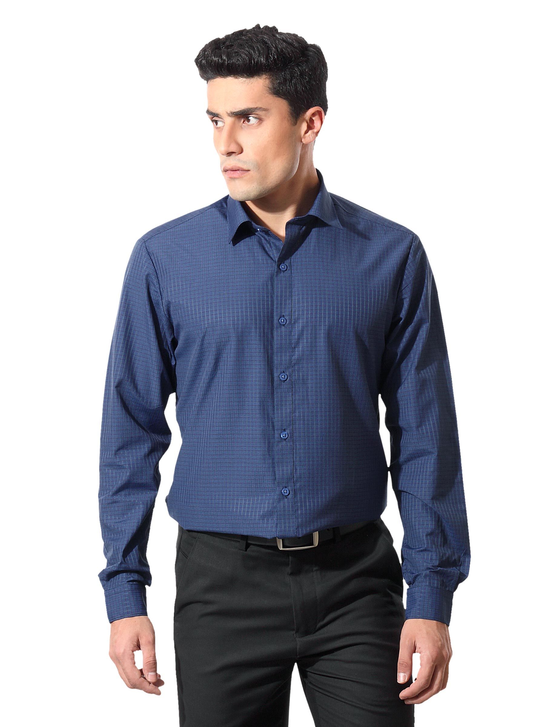 John Players Men Satin Striped Shirt