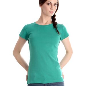 Femella Women Green T-shirt