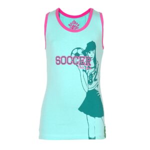 Palm Tree Girls Sp Jelly Top Blue Tops