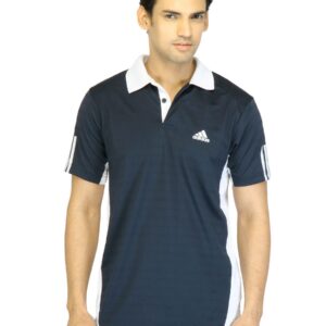 ADIDAS Men Navy Blue T-shirt