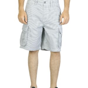 Quiksilver Men Grey Hammonds Cargo Shorts