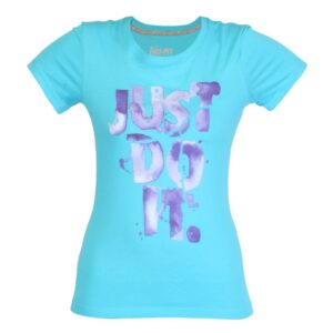 Nike Women Slim Crew Blue T-shirt