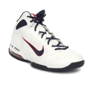 Nike Men White Air Max Full Court Sports Shoes