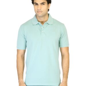 Proline Men Green Polo T-shirt