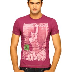 Status Quo Men's Concerts Mulberry T-shirt