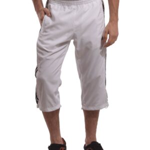 ADIDAS Men White 3/4 Length Pants