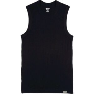 Crusoe Men Easy Tee Black Innerwear Vest