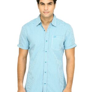 s.Oliver Men Check Blue Shirts