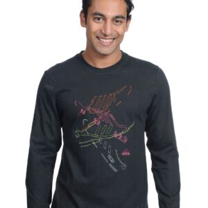 ADIDAS Mens Full Black T-shirt