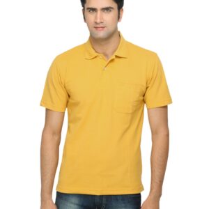 Proline Men Mustard Yellow T-shirt
