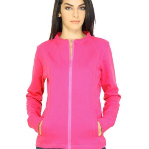 Urban Yoga Women Solid Pink Sweatshirts