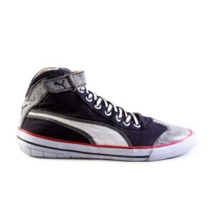 Puma Unisex Mid Pixles Navy Red Shoe