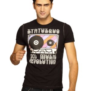 Status Quo Men's Music Revolution Black T-shirt