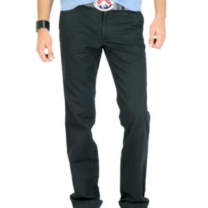 Indian Terrain Men Laffer Black Trousers